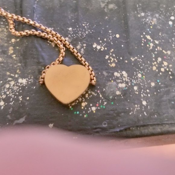 Michael Kors Rose Gold Heritage Pave Logo Heart Slider Bolo Bracelet - Picture 6 of 6